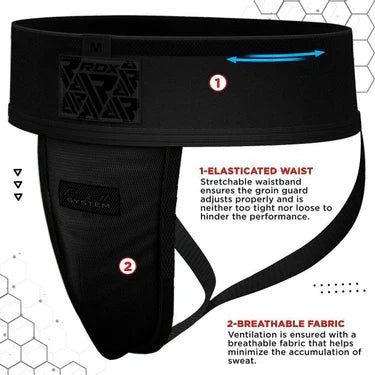 GGS-H1FB-L_Image_2.jpg RDX H1 Groin Guard with Gel Cup Black