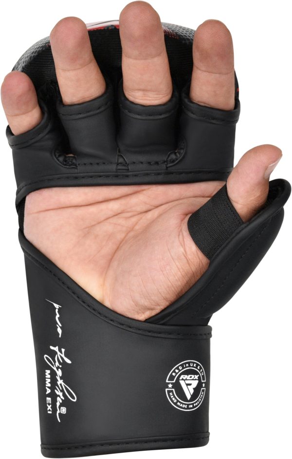 GSR-IMF-1R-2XL_Image_3.jpg RDX IMMAF Approved Shooter Grappling Gloves Red