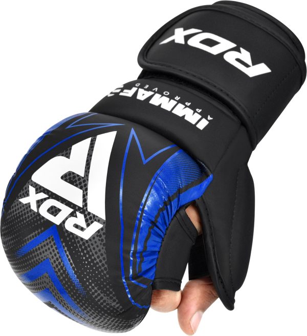 GSR-IMF-1U-2XL_Image_1.jpg RDX GRAPPLING GLOVES SHOOTER IMMAF-1 Blue