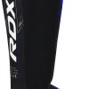 RDX IMMAF Approved Neoprene Shin Instep Guards Blue