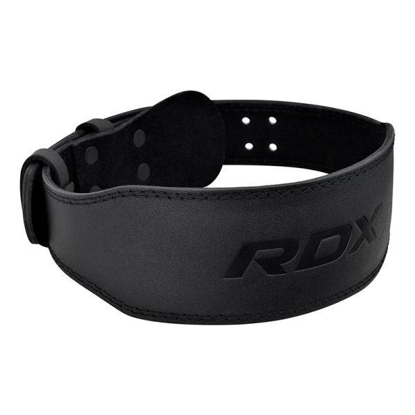 RDX 4 Inch Leather Weightlifting Gym Belt